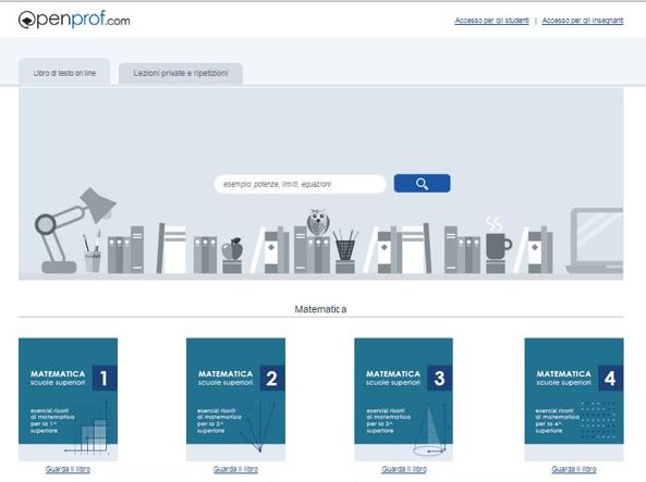 OpenProf: una community per studiare la matematica