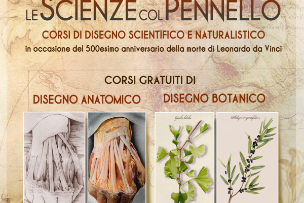 Le scienze con il Pennello: corso di disegno anatomico e botanico