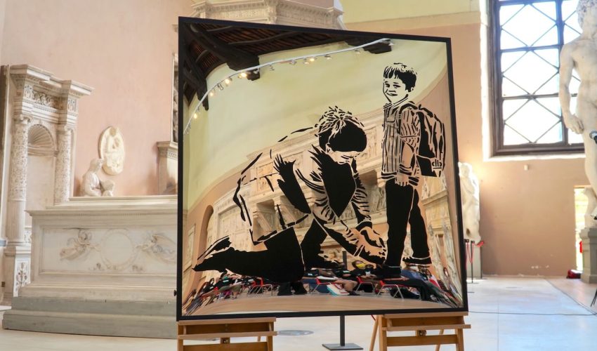 ‘Non sono un murales’, l’opera degli studenti del Liceo Artistico di Porta Romana
