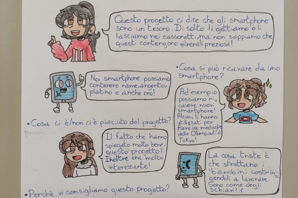 Il nostro vecchio smartphone: riflessioni delle classi su e-waste